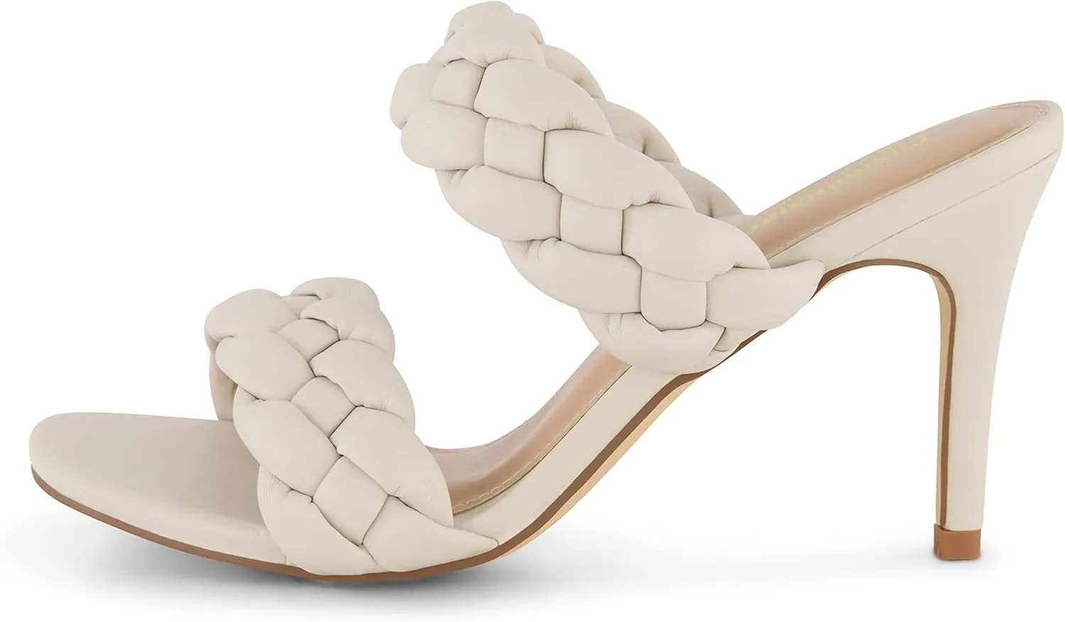 CUSHIONAIRE Women's Suzy braided dress sandal  Memory Foam, Wide Widths Available