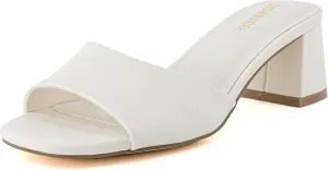 CUSHIONAIRE Women's Taboo one band dress sandal with  Memory Foam and Wide Widths Available