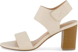 CUSHIONAIRE Women's Talent cut out heel sandal  Memory Foam and Wide Widths Available