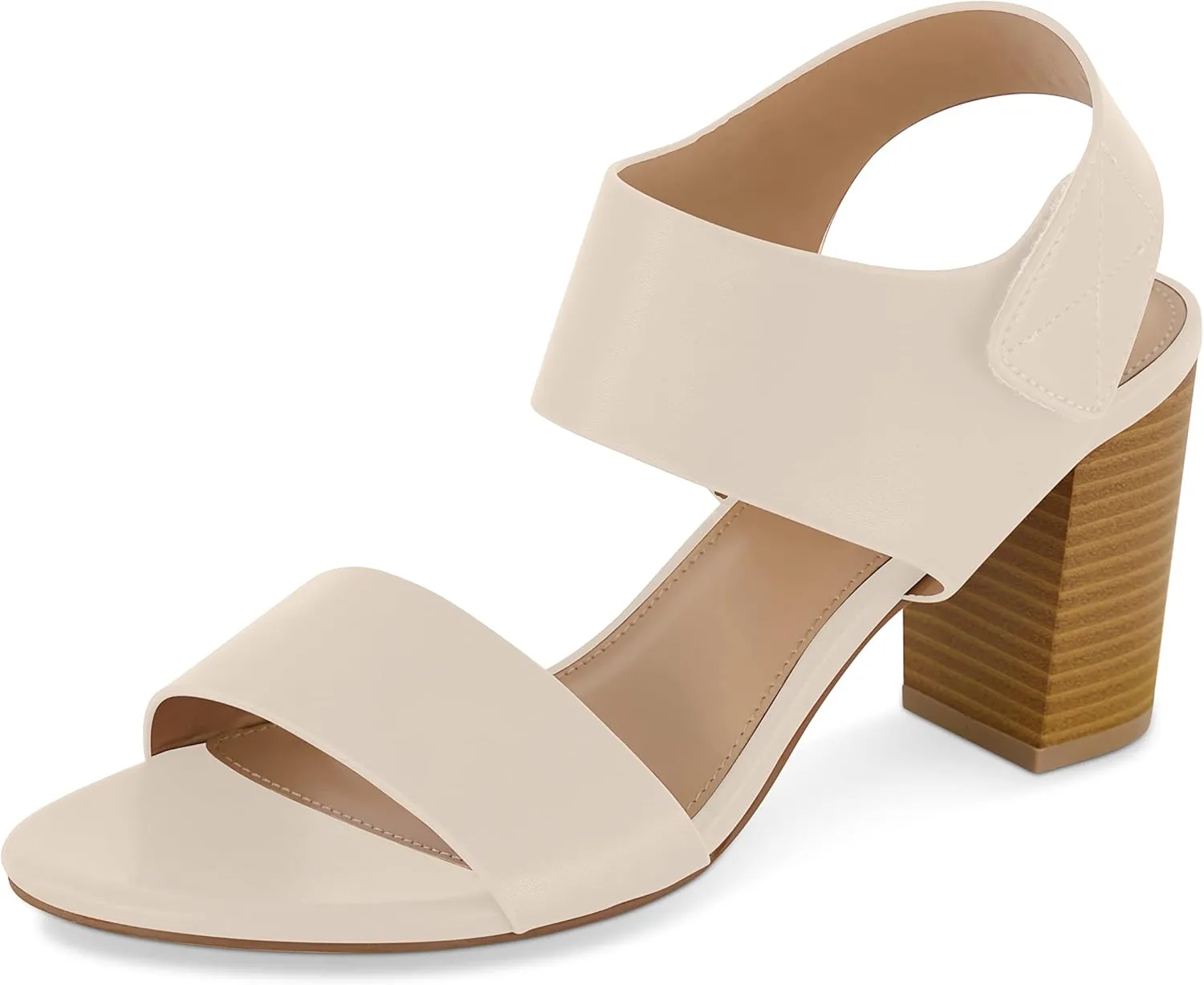CUSHIONAIRE Women's Talent cut out heel sandal  Memory Foam and Wide Widths Available