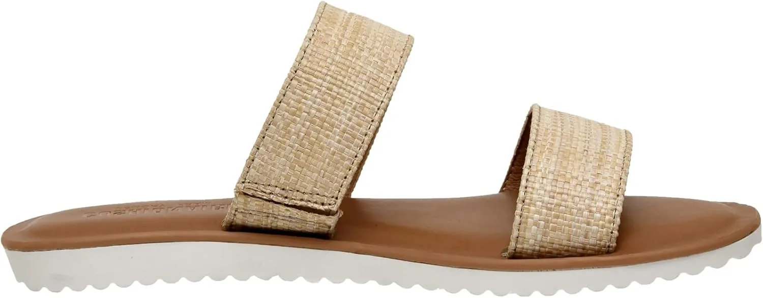 CUSHIONAIRE Women's Vera slide sandal  Memory Foam and Wide Widths Available