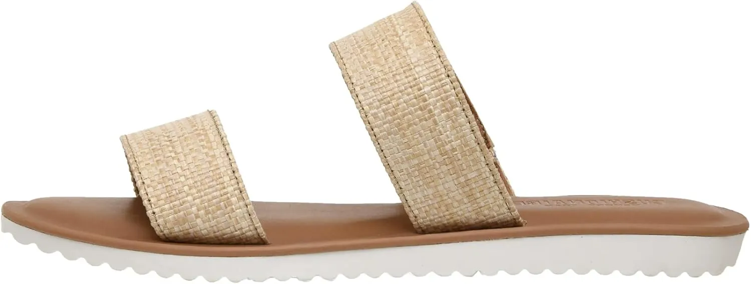 CUSHIONAIRE Women's Vera slide sandal  Memory Foam and Wide Widths Available
