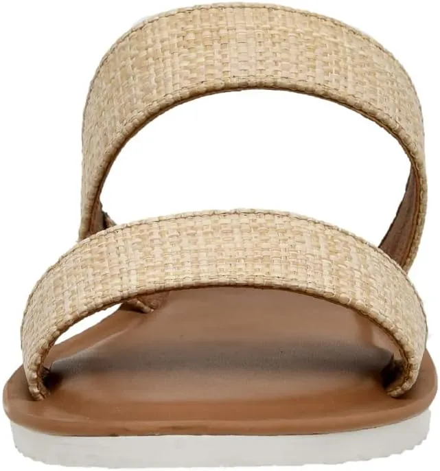 CUSHIONAIRE Women's Vera slide sandal  Memory Foam and Wide Widths Available