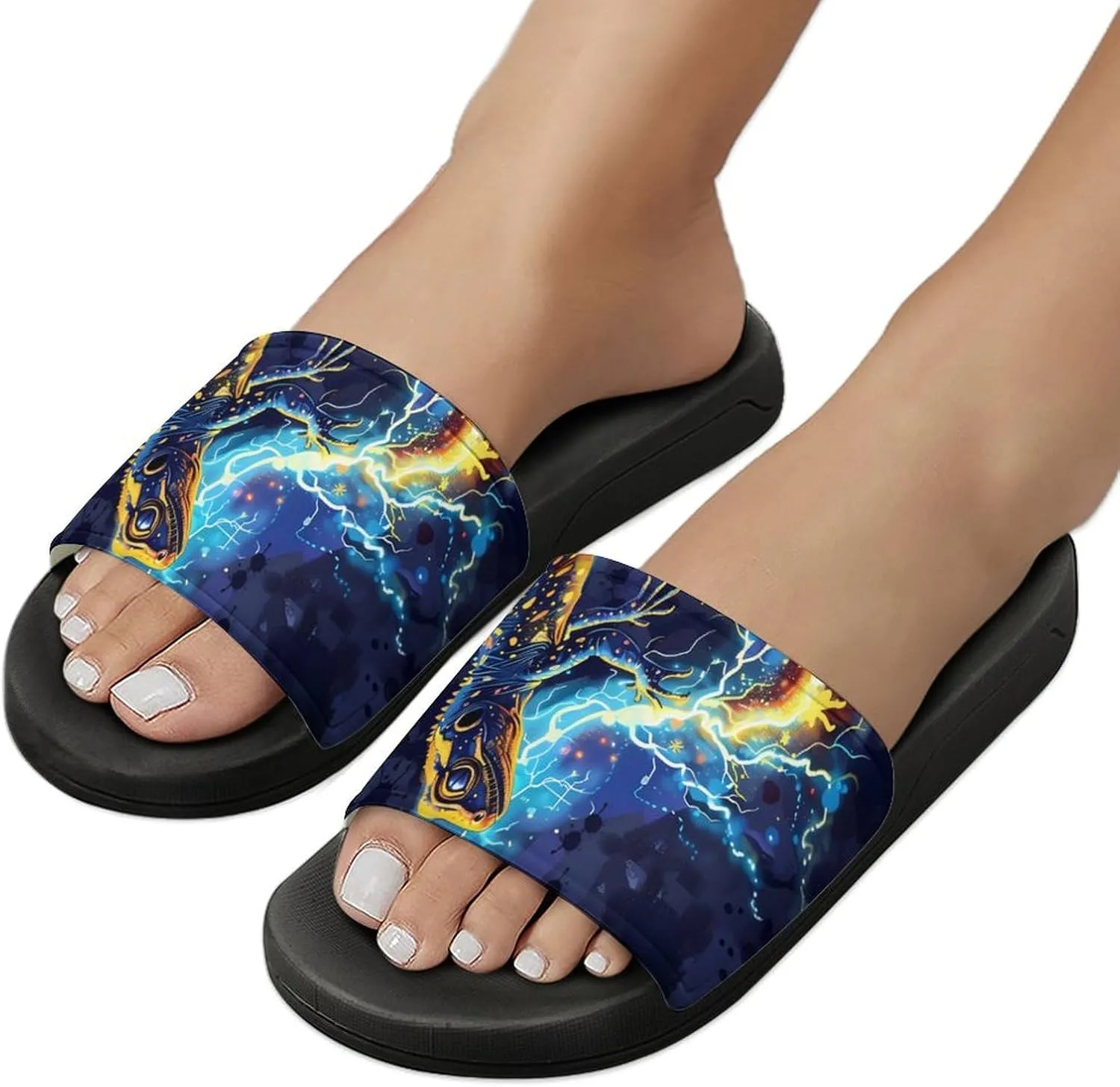 Cute Beagle Dog House Sandals Non Slip Slippers Quick Drying Bathroom Shower Shoes for Women Men