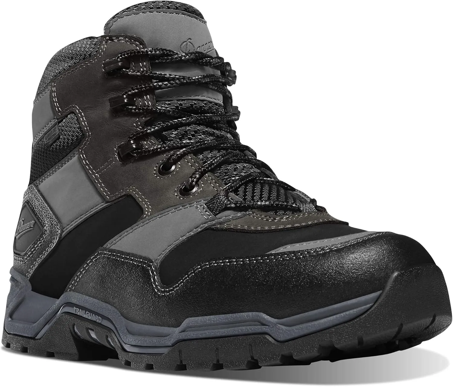 Danner Field Ranger 6” Waterproof Composite Toe Work Boots for Men - Leather and Textile with Breathable Dry & Slip-Resistant Outsole, EH Rated