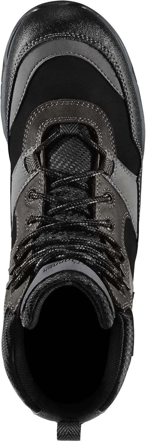 Danner Field Ranger 6” Waterproof Composite Toe Work Boots for Men - Leather and Textile with Breathable Dry & Slip-Resistant Outsole, EH Rated