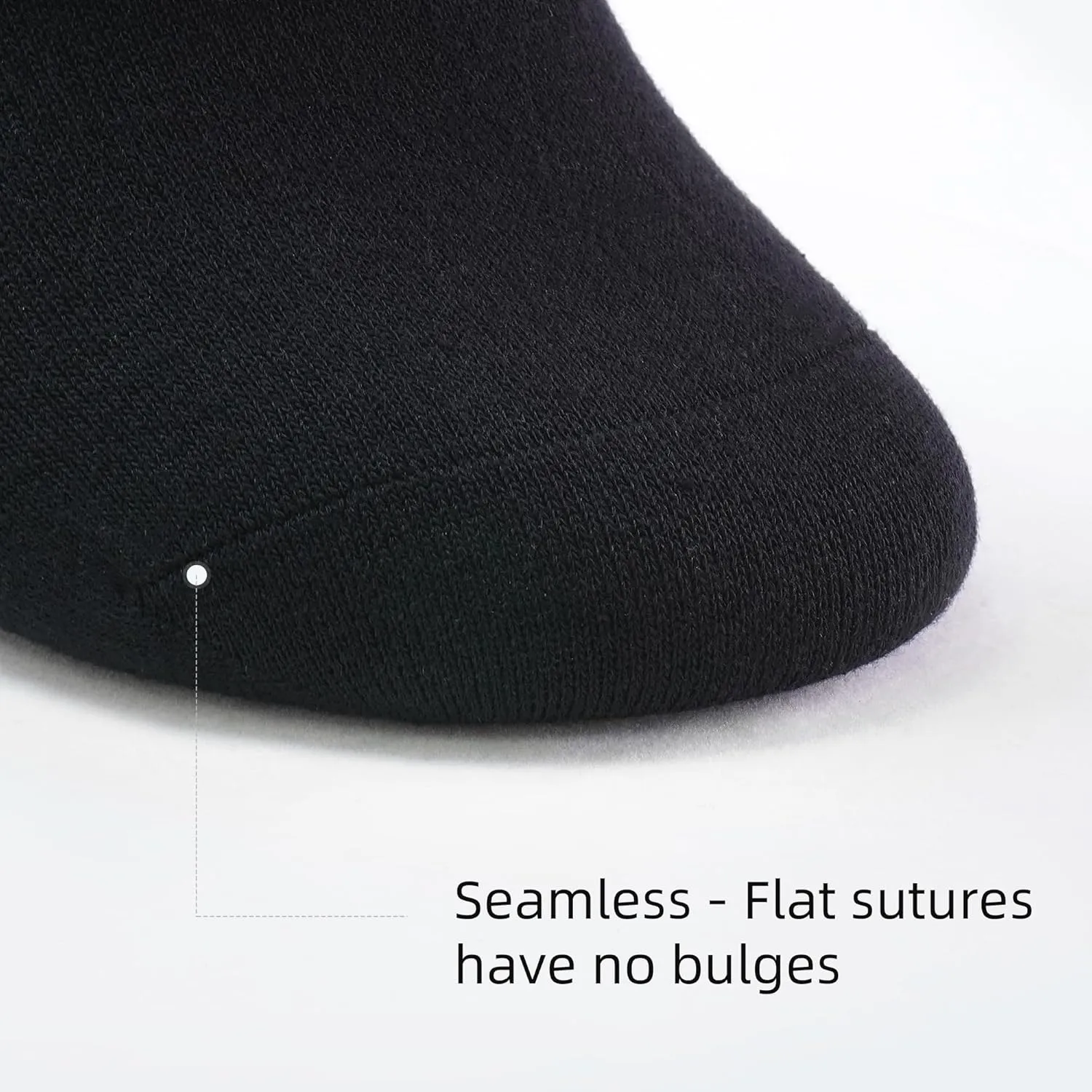 DarkCom Low Cut Ankle Socks for Women and Men, 8 Pairs Thin Seamless Cotton Socks