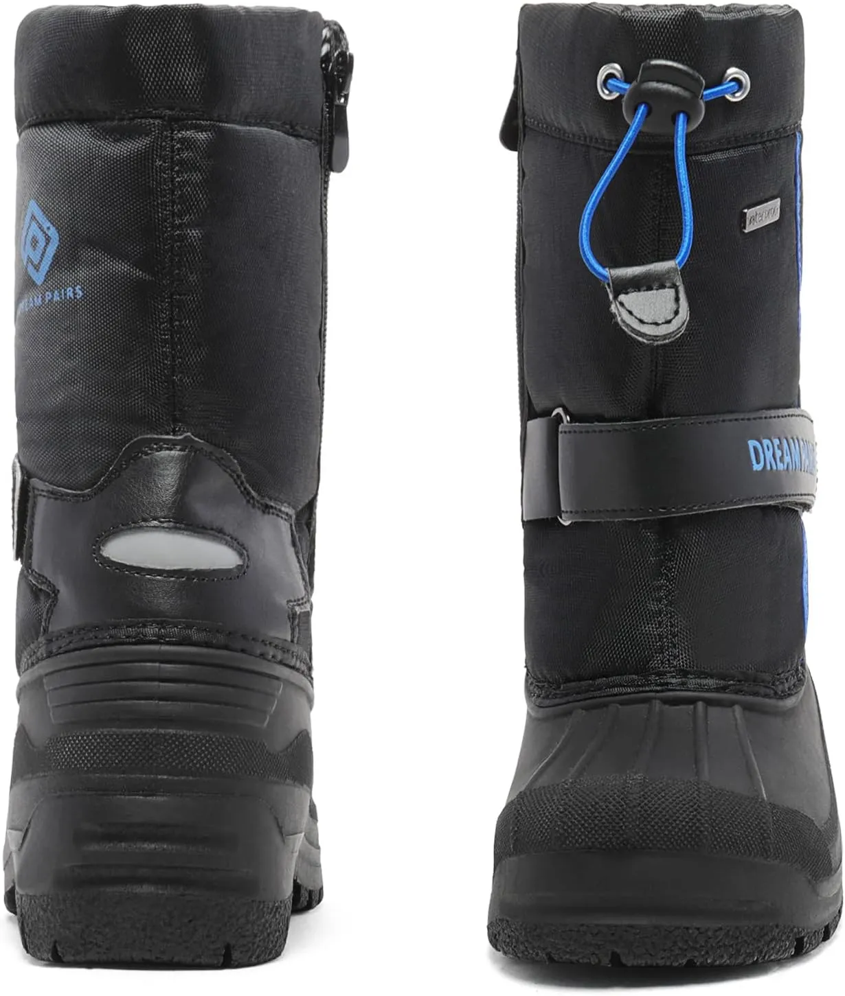 DREAM PAIRS Boys & Girls Mid Calf Water-Resistant Winter Snow Boots for Toddler/Little/Big Kid