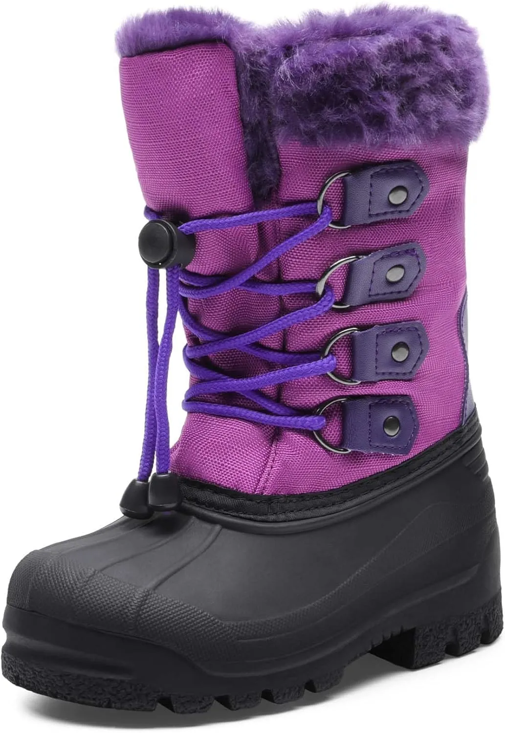DREAM PAIRS Boys & Girls Waterproof Winter Snow Boots for Little Kid/Big Kid