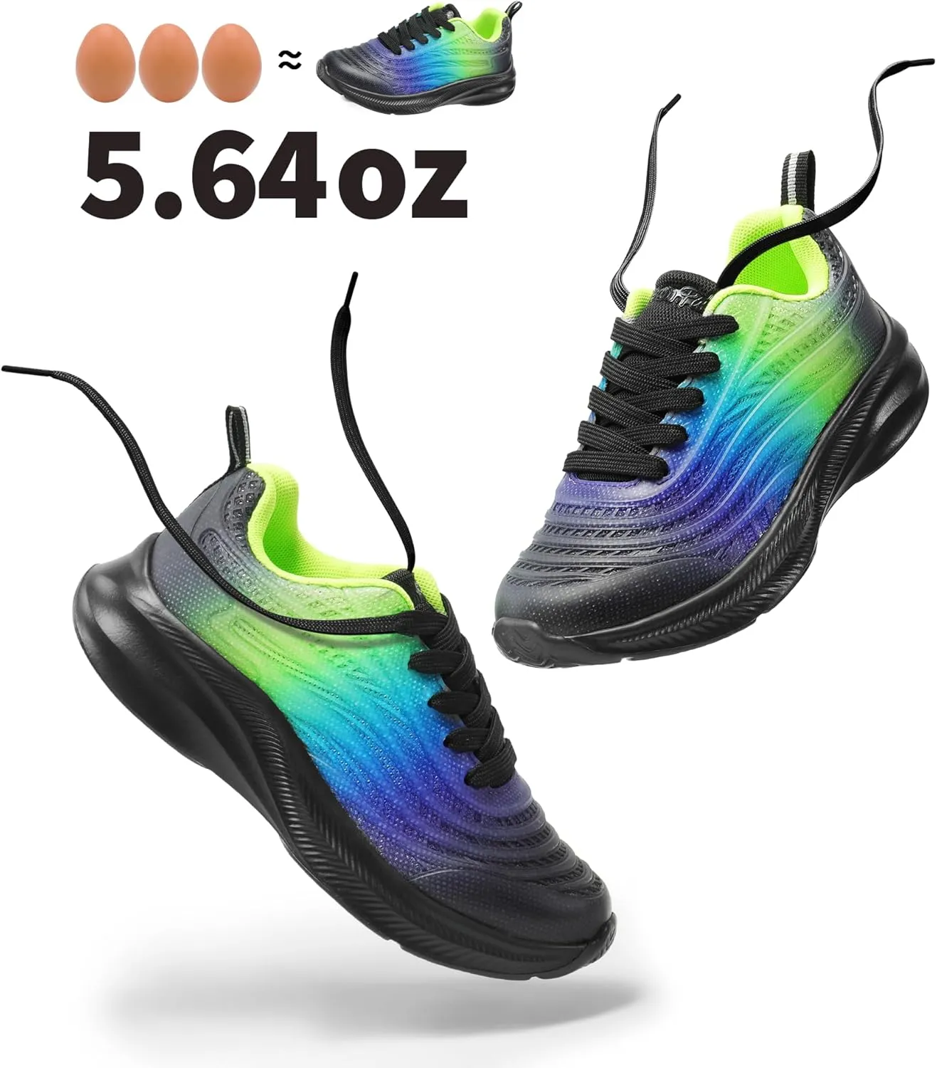 DREAM PAIRS Girls Boys Shoes Kids Tennis Sparkle Glitter Lace up Athletic Running Sneakers