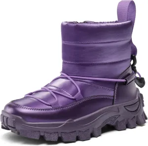 DREAM PAIRS Girls Boys Snow Boots Slip Resistant Outdoor Warm Ankle Winter Shoes Toddler/Little Kid
