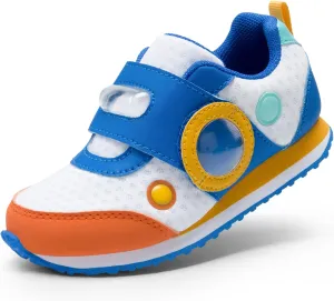 DREAM PAIRS Toddler Shoes Boys Girls Sneakers Kids Tennis Running Shoes Storybook Lightweight Hook and Loop Casual Walking Shoes