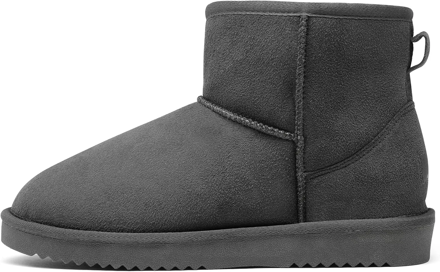 DREAM PAIRS Women's Black Brown Tan Grey Winter Snow Boots Classic Faux Fur Lined Slip On Ankle Boots