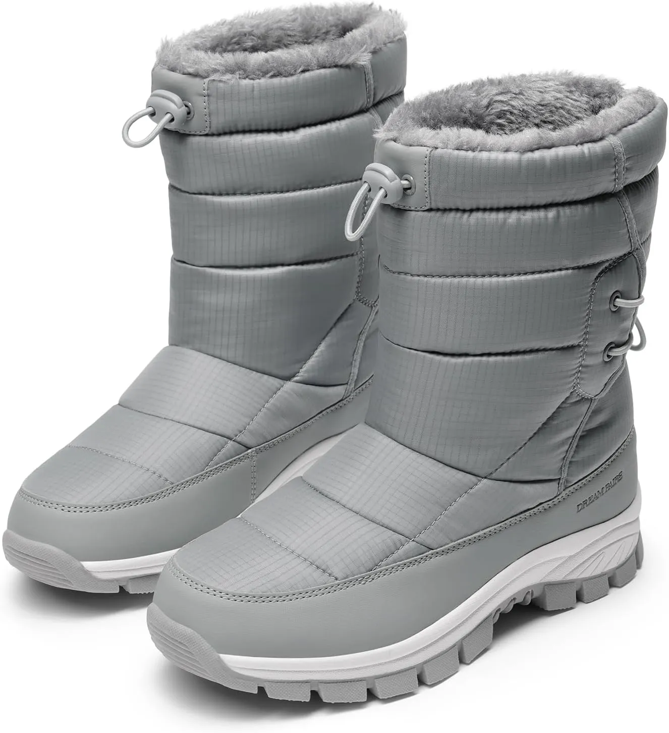 DREAM PAIRS Women's Winter Snow Boots Waterproof Lightweight Warm Fashion Janara Mid Calf Boot