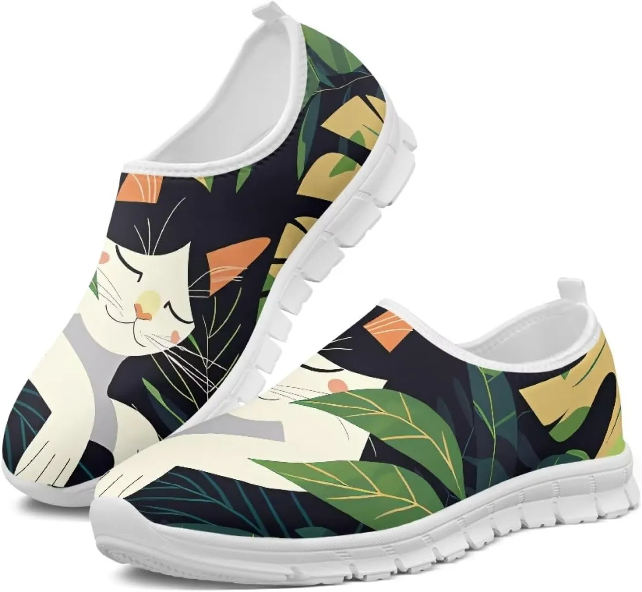Easter Day Women's Casual Sneakers Slip on Shoes Women Low Top Canvas Loafers for Walking Outdoor