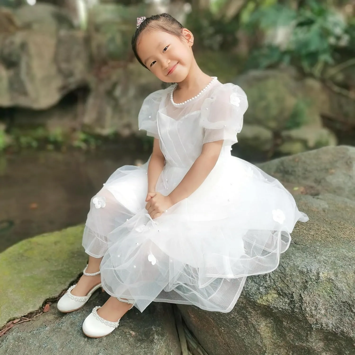 EIGHT KM Girls High Heels - Weeding Party Little Girl Heels Multi-Colored Ages 3-13 Years - High Heels for Girls & Kids - Wide Fit Toddler High Heels High Heels for Kids
