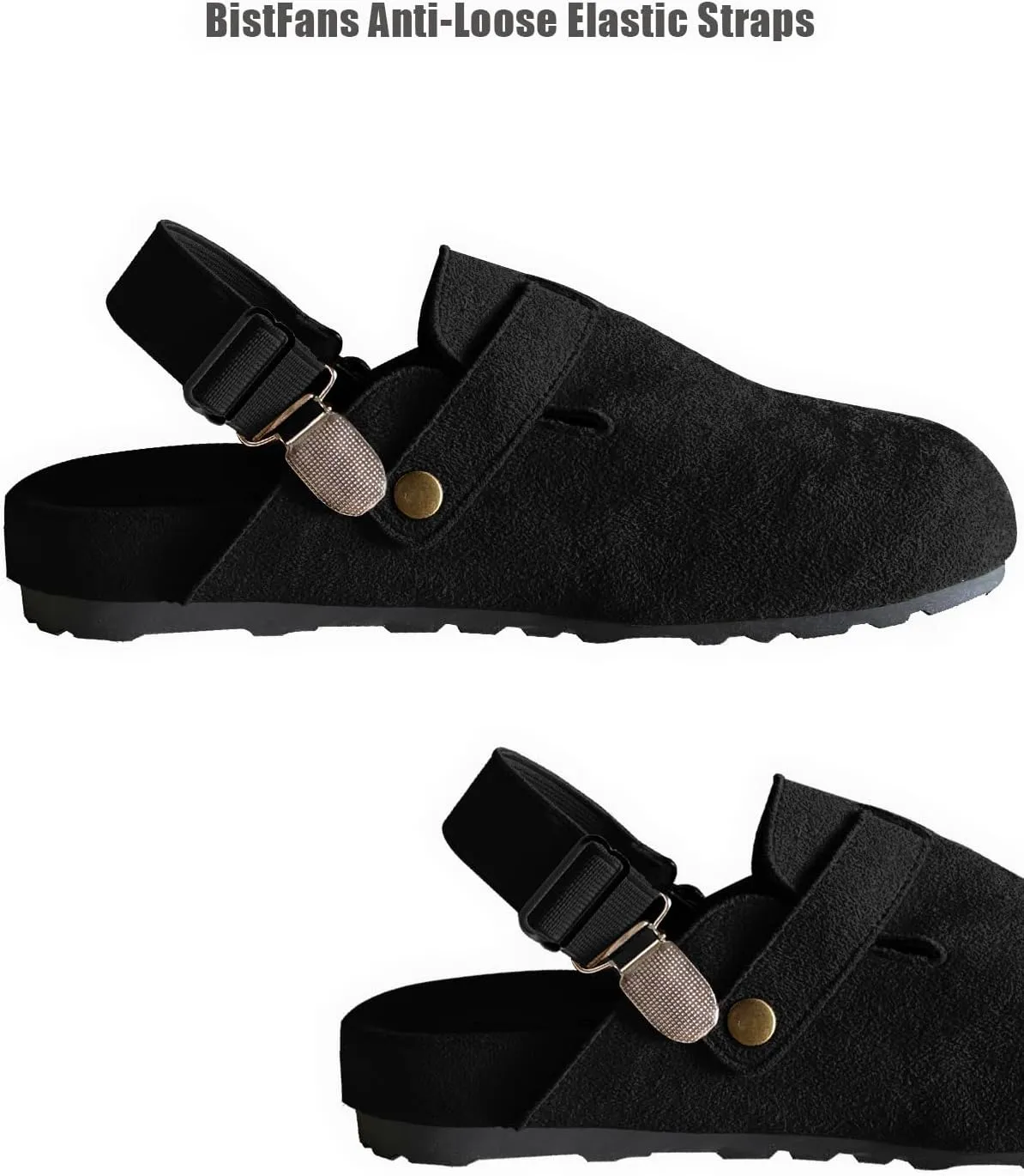 Elastic Shoe Straps for Birkenstock Clogs Men and Women Anti-Loose Band for Boston Footbed Cork Clog Potato Shoes