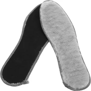 ERINGOGO 4 Pairs Thick Fluffy Plush Insoles for Winter Comfort Ergonomic Boot Liners for Secure Fit Thermal Shoe Inserts for Cold Weather