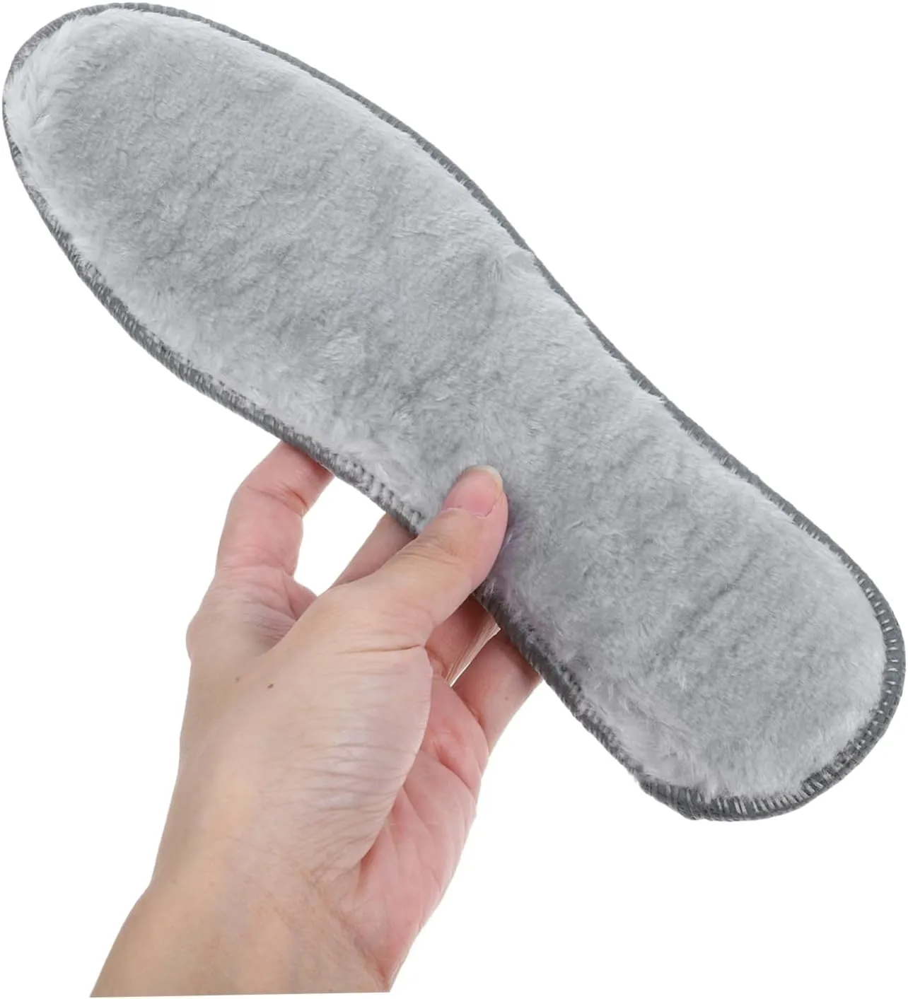 ERINGOGO 4 Pairs Winter Thermal Insoles for Boots Plush Thick Shoe Inserts Non Slip Boot Liners Outdoor Activities Present for Cold Weather