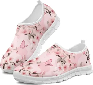 Fashion Design Women Walking Shoes Mesh Sneakers for Ladies Slip-on Shoes Nurse Loafers