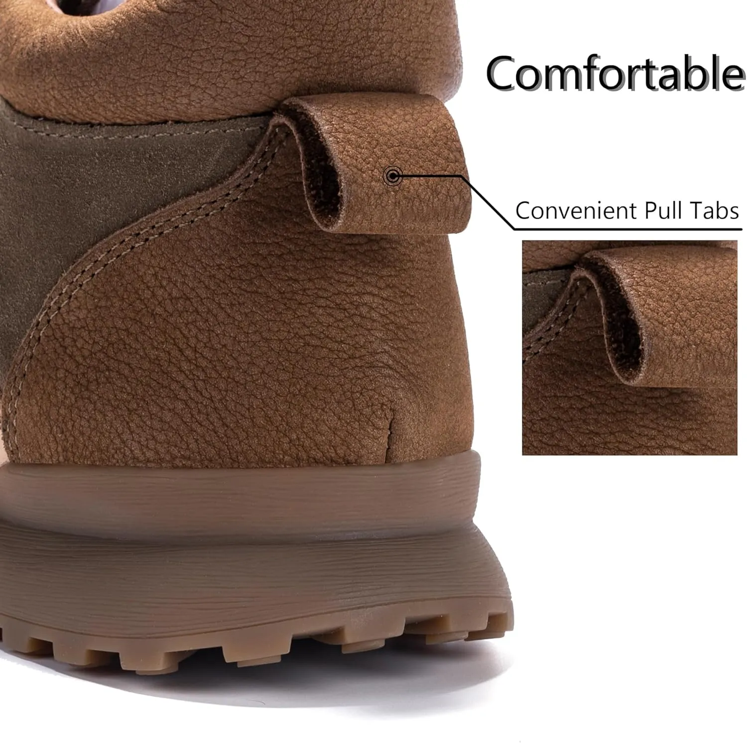 Fashion Sneakers for Women, Lace Up Walking Shoes Genuine Leather Patchwork, High Top Oxford Rubber Comfortable Durable Non-Slip Men Unisex