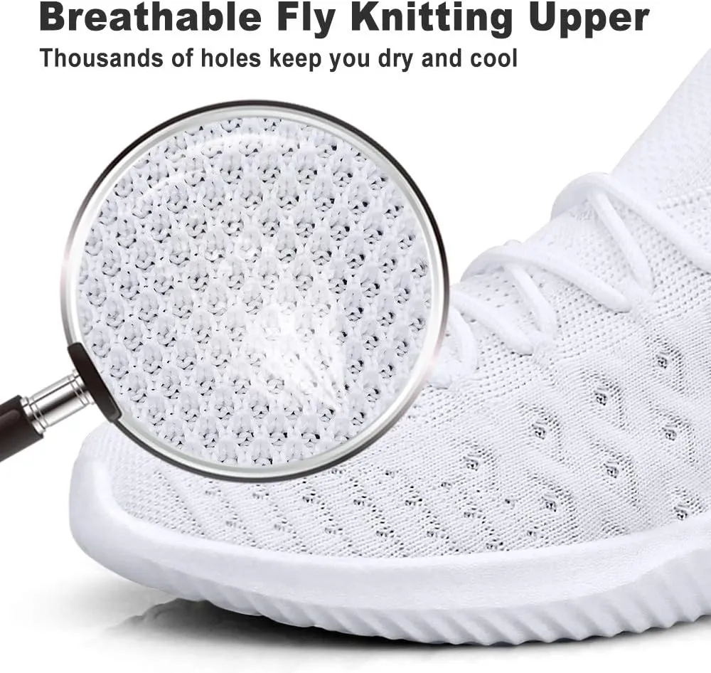 Feethit Mens Slip On Walking Shoes Lightweight Breathable Non Slip Running Shoes Comfortable Fashion Sneakers for Men