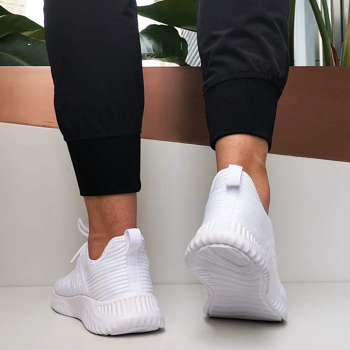 Feethit Mens Slip On Walking Shoes Lightweight Breathable Non Slip Running Shoes Comfortable Fashion Sneakers for Men