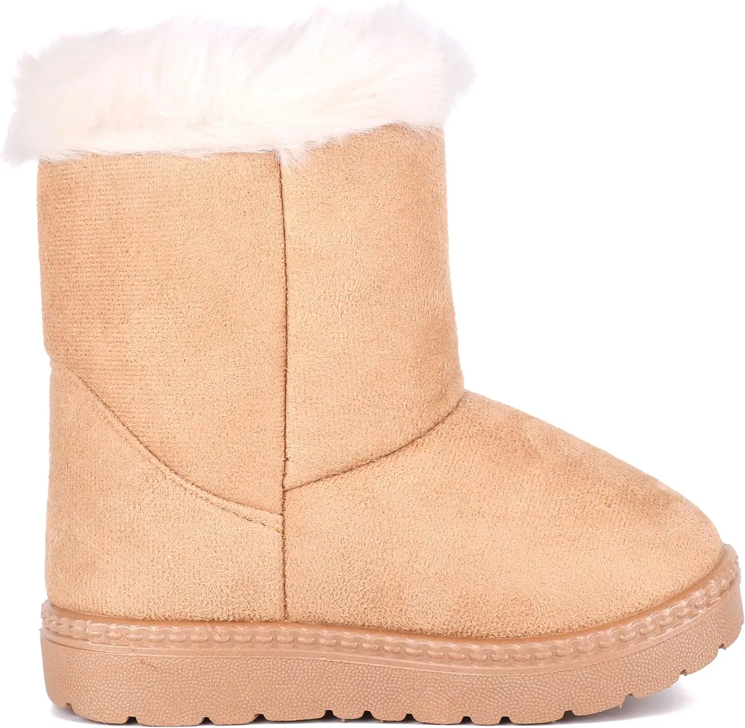 Femizee Girls Boys Warm Winter Boots Kids Outdoor Snow Boots(Toddler/Little Kid)