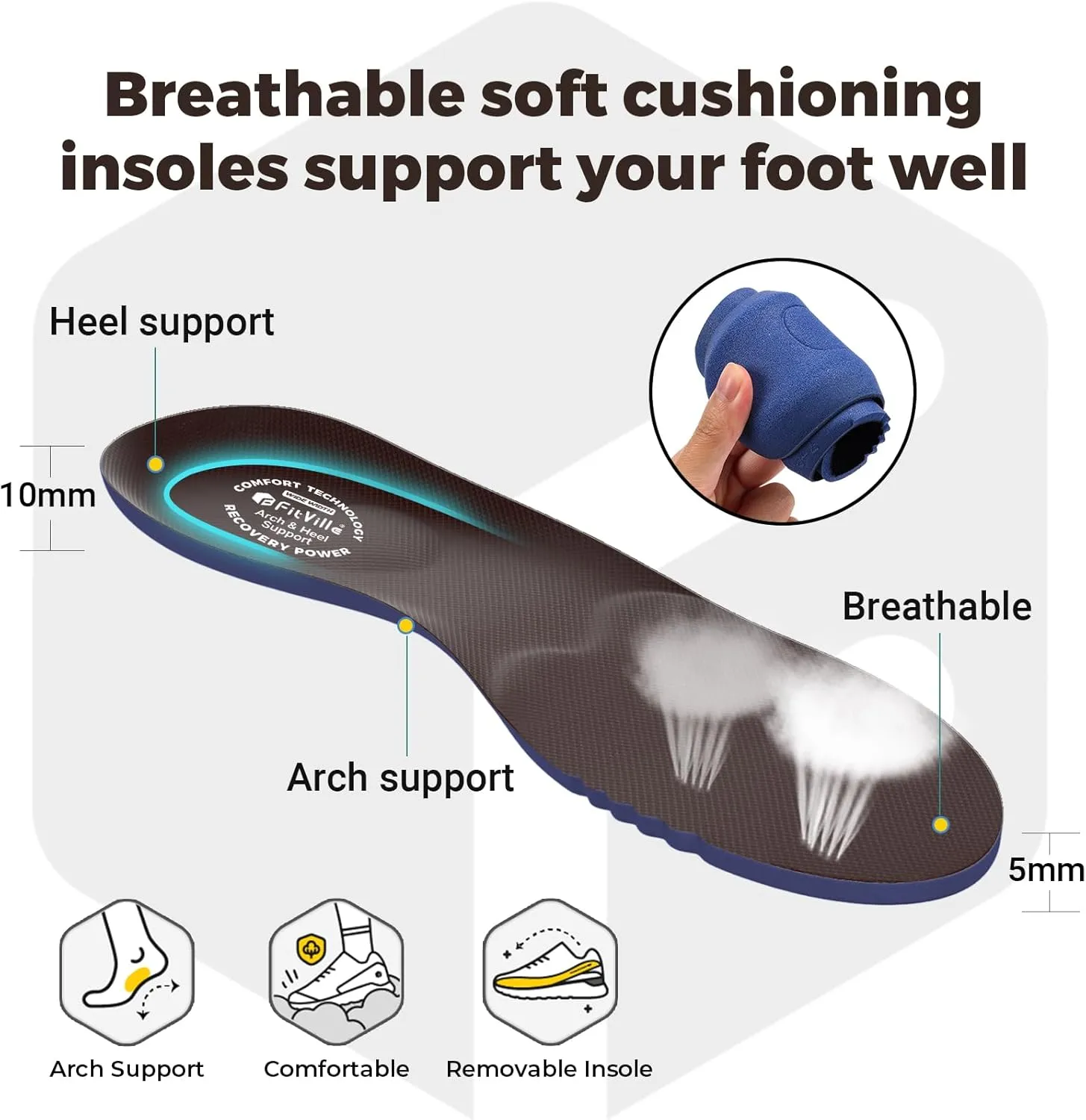 FitVille Diabetic Sandals for Men Extra Wide Width with Arch Support Plantar Fasciitis Sandals for Men with Fully Adjustable Straps Comfortable Mens Extra Wide Sandals Lightweight