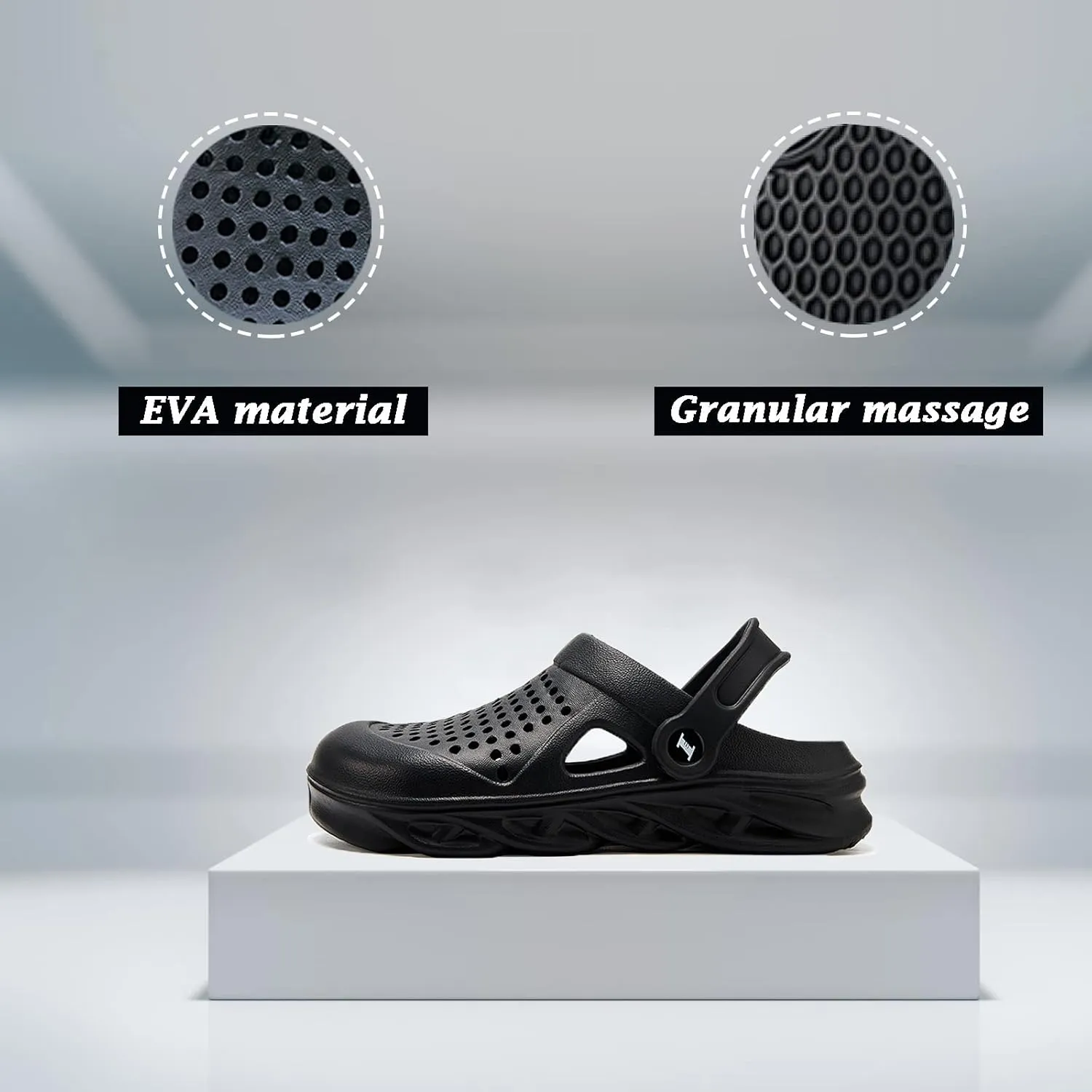 FLIOZY Garden Clogs Mens Water Clogs Summer Breathable Sports Sandals Slip On Beach Sandals Outdoor Indoor Garden Shoes