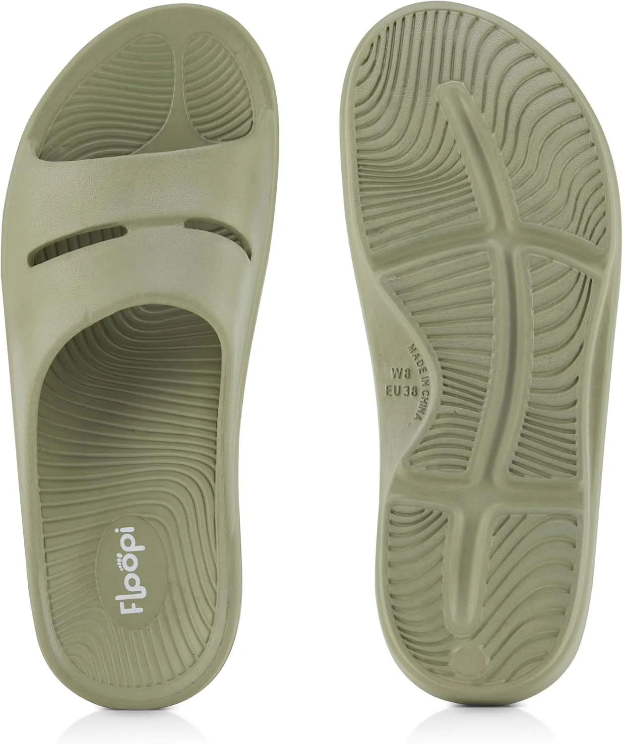 Floopi Womens Sandals LightWeight Thong Sandal for Women Ladies Sport Sandal with Arch Support, Waterproof Beach Flip Flops for Women