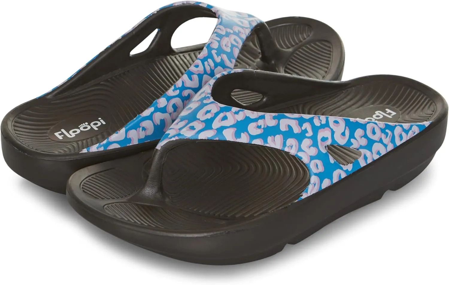 Floopi Womens Sandals LightWeight Thong Sandal for Women Ladies Sport Sandal with Arch Support, Waterproof Beach Flip Flops for Women