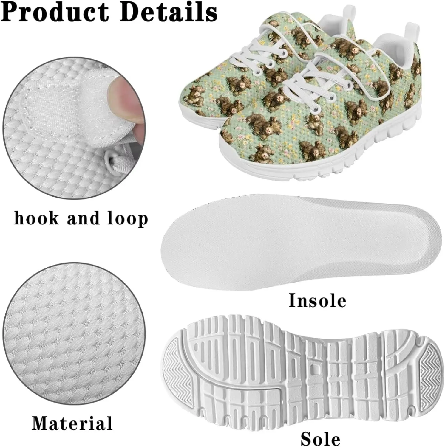 Forchrinse Red Ladybug Polka Dot Kids Running Shoes for Boys Girls Ladybug Tennis Athletic Shoes Causal Lightweight School Shoes for Big/Little Kids