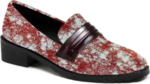 FOWT Women’s Dressy Comfortable Low Heels Loafers Closed Square Toe Slip-On Flats Wide Width Breathable Driving Style Penny Loafers Walking Business Office Shoes Size 3-15 US