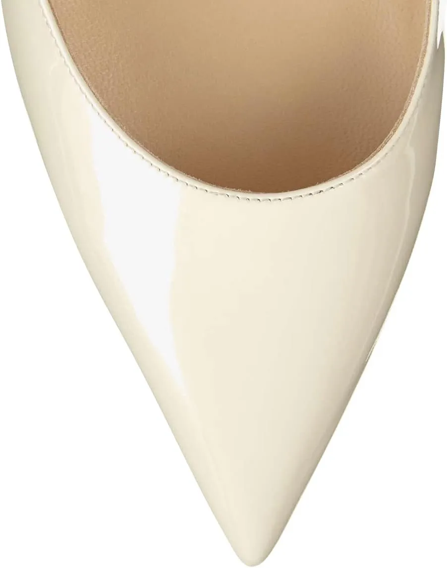 FSJ Women Rhinestone Cone Low Heel Mules Closed Pointed Toe One Strap Sandals Slip On Backless Bridal Summer Shoes Size 4-15 US