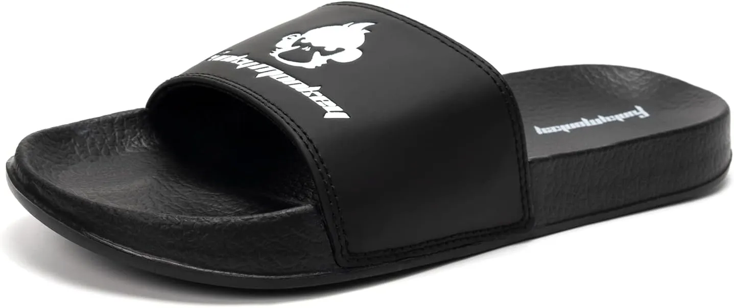 FUNKYMONKEY Slides for Men, Indoor & Outdoor Comfort Casual Sandals