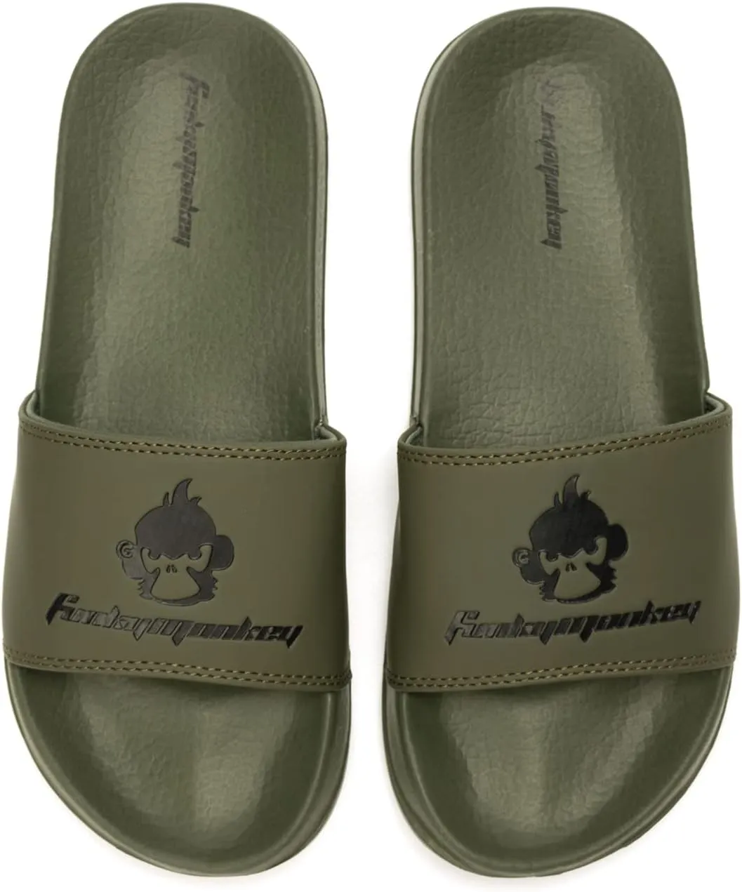 FUNKYMONKEY Slides for Men, Indoor & Outdoor Comfort Casual Sandals