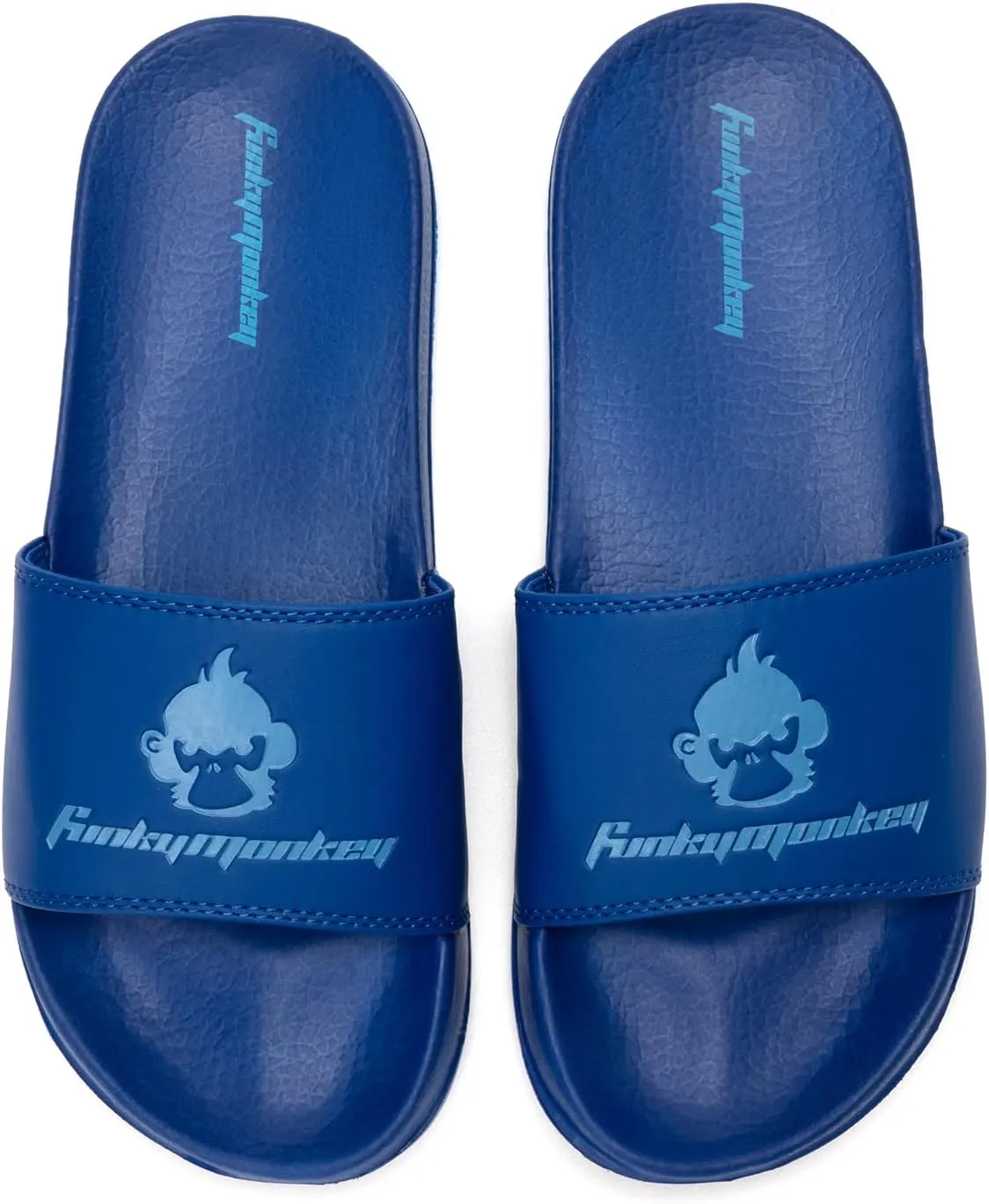 FUNKYMONKEY Slides for Men, Indoor & Outdoor Comfort Casual Sandals