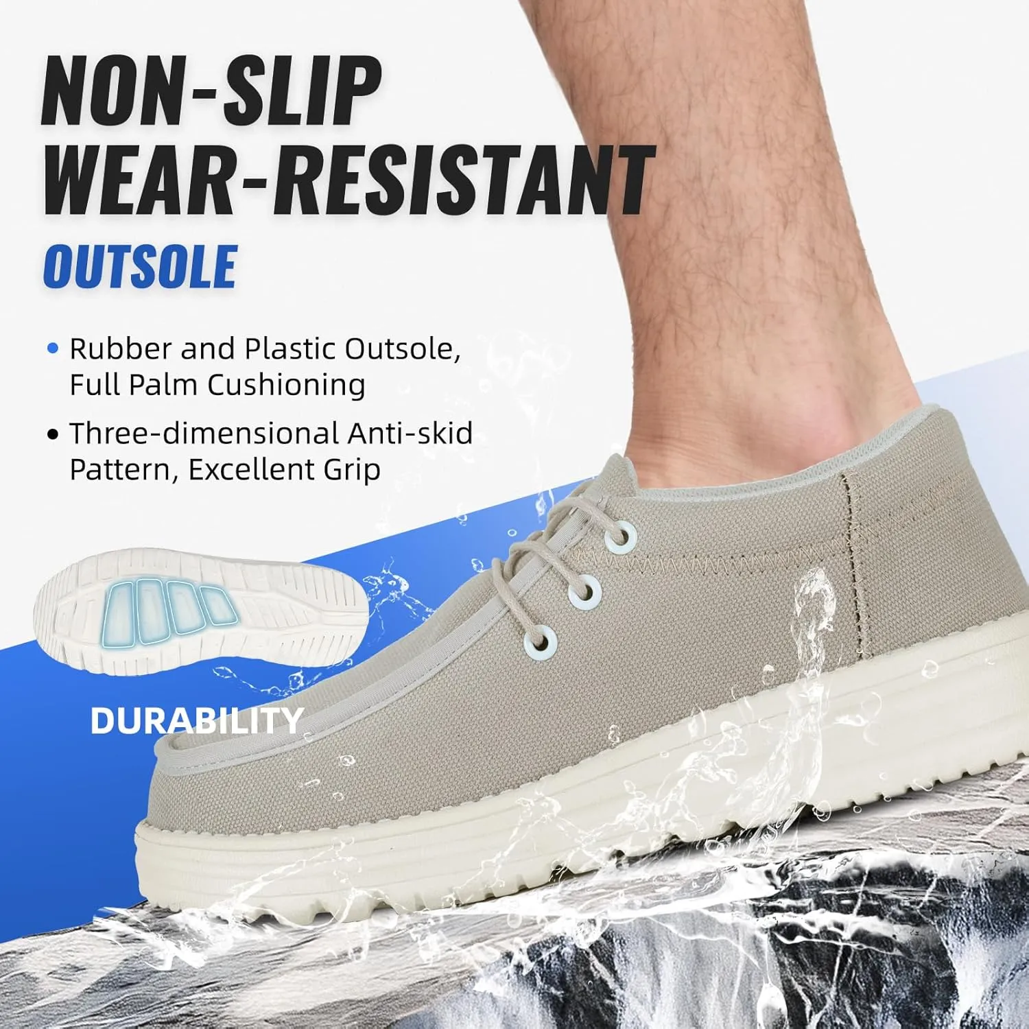 Furuian Steel Toe Shoes for Men Low-top Safety Work Shoes for Men Lightweight Steel Toe Sneakers Comfortable Canvas Work Loafers Zapatos De Trabajo para Hombres