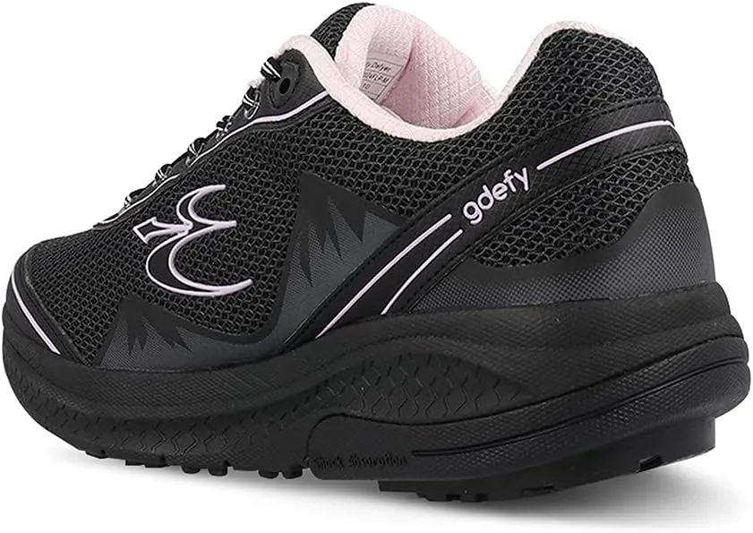 G-DEFY Mighty Walk Women’s Orthopedic Walking Shoe | VersoShock Technology for Pain Associated with Running | Prolonged Standing | Arch Support | Diabetic Shoes | Wide Shoes | Free Custom Orthotic