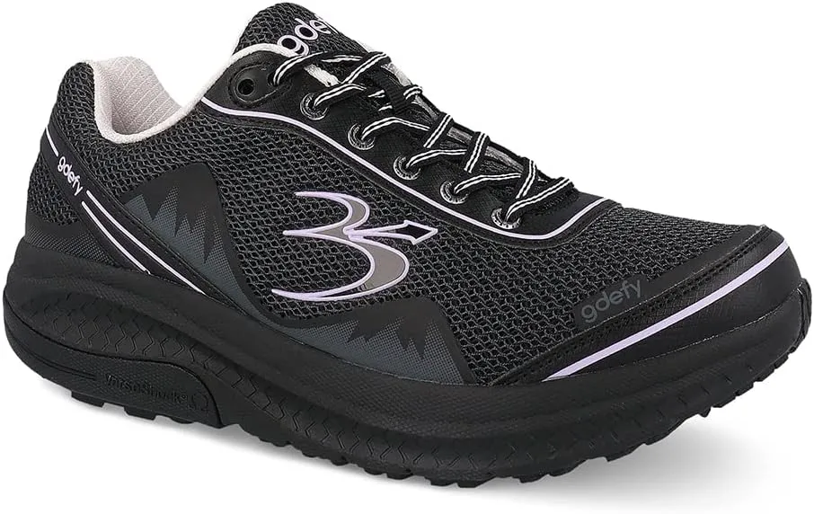 G-DEFY Mighty Walk Women’s Orthopedic Walking Shoe | VersoShock Technology for Pain Associated with Running | Prolonged Standing | Arch Support | Diabetic Shoes | Wide Shoes | Free Custom Orthotic