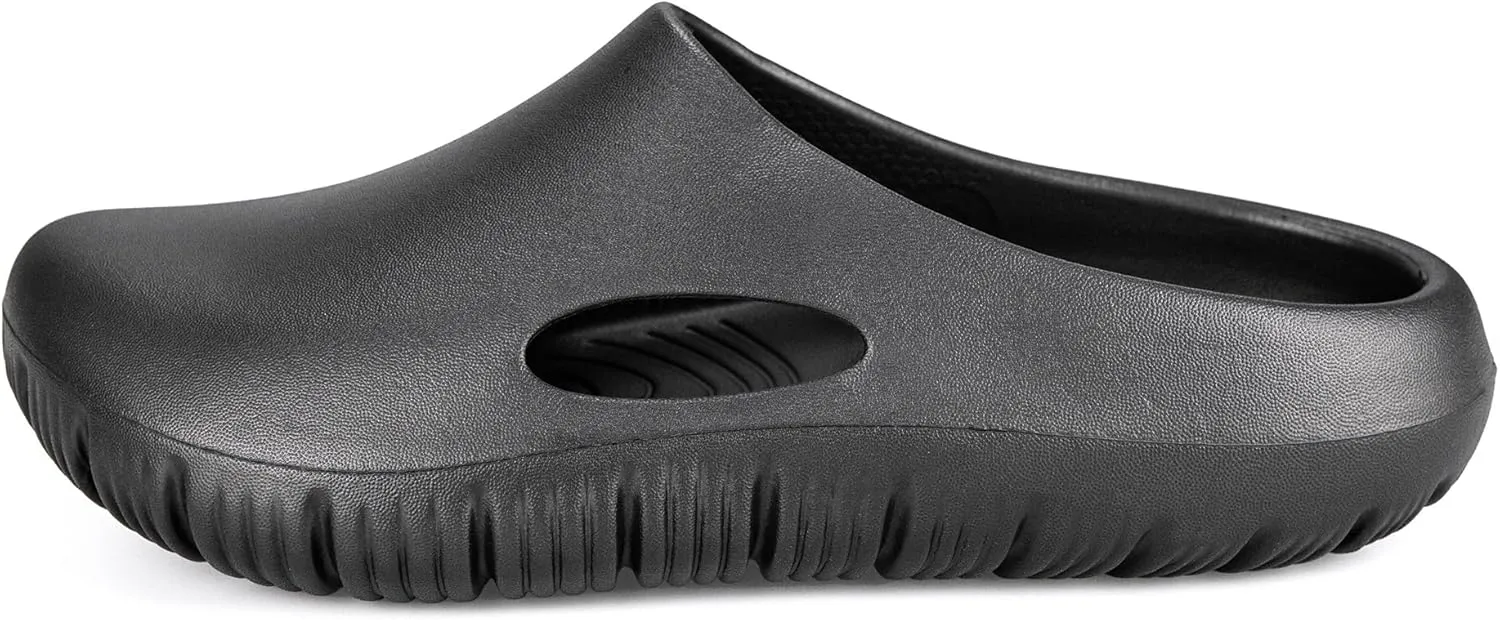 Garden Clogs for Women and Men, Comfort Non-Slip Waterproof Mules Shoes, Slip-on Outdoor Beach Slippers Unisex Adult Classic Closed Toe Slides