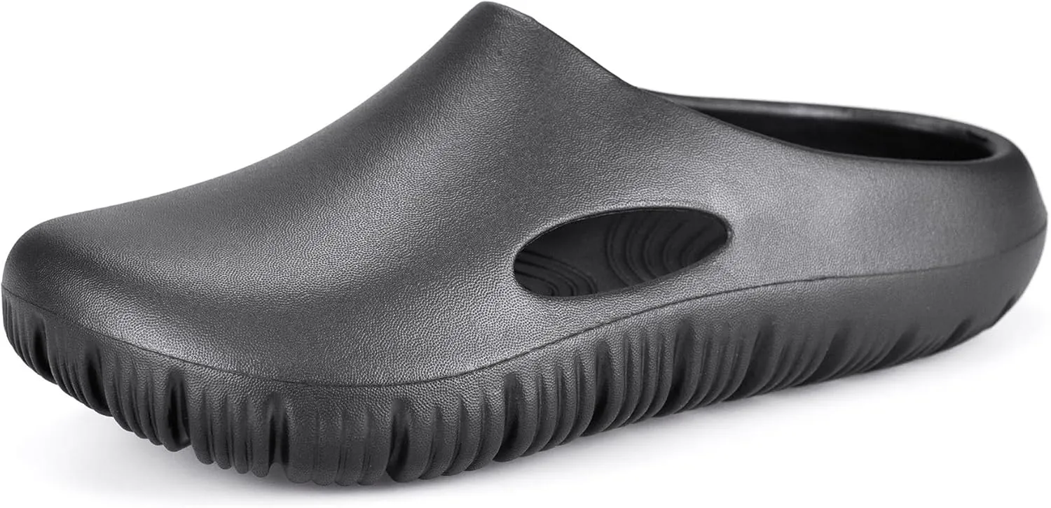 Garden Clogs for Women and Men, Comfort Non-Slip Waterproof Mules Shoes, Slip-on Outdoor Beach Slippers Unisex Adult Classic Closed Toe Slides