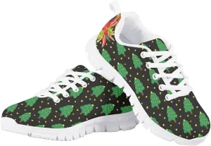 GIFTPUZZ Unisex-Child Climbing Tennis Shoes Running Lace-up Sneaker Breathable Mesh Athletic Sneakers