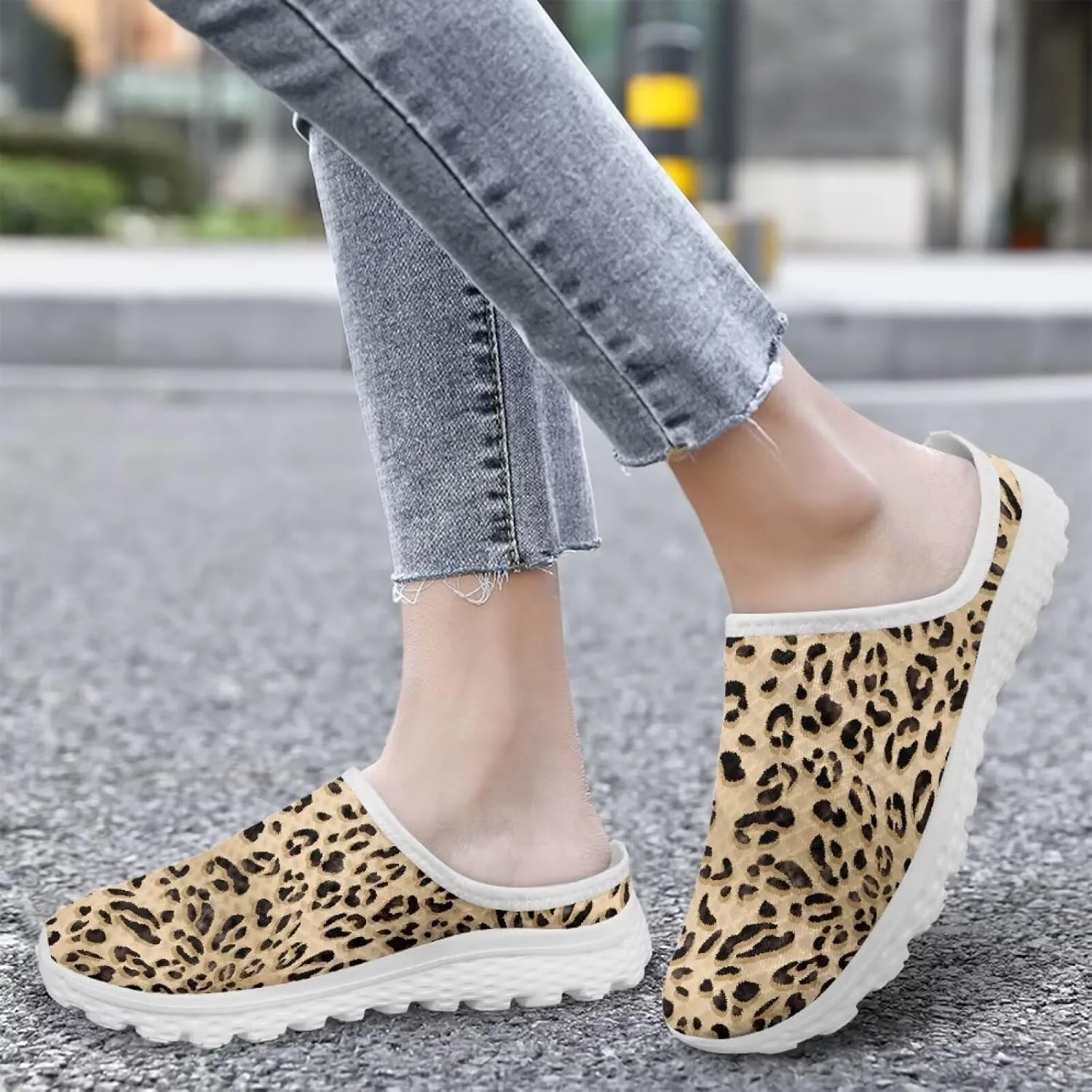 GOSTONG Slip-On Mule Clog for Women Comfortable Mules Shoes Breathable Non Slip Backless Slide Loafers for Walking Work Size 6-13.5