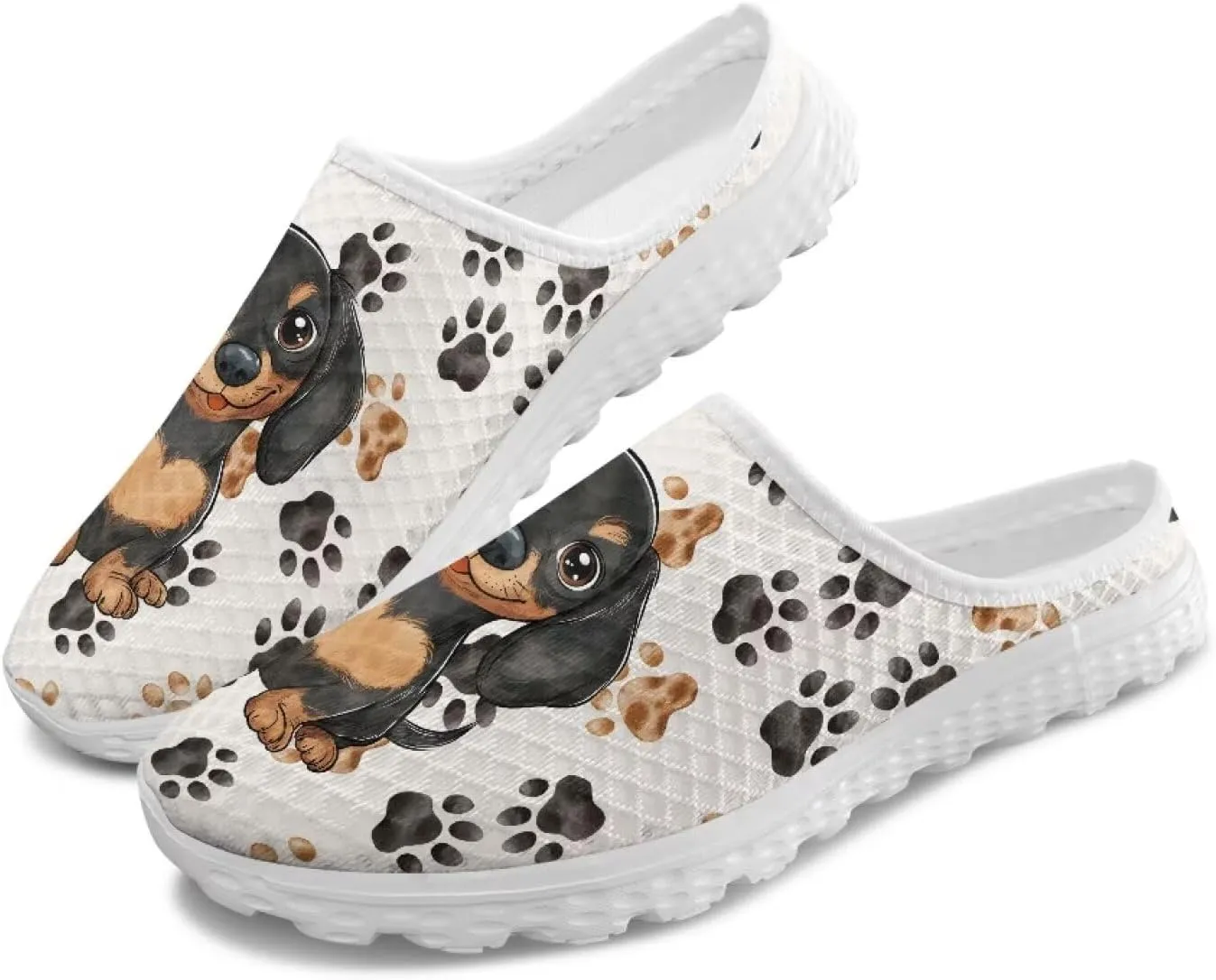 GOSTONG Slip-On Mules & Clogs for Women Light Open Back Shoes Comfort Walking Shoes Breathable Non Slip House Slippers Size 6-13.5