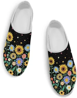 GOSTONG Slip-On Mules & Clogs for Women Light Open Back Shoes Comfort Walking Shoes Breathable Non Slip House Slippers Size 6-13.5