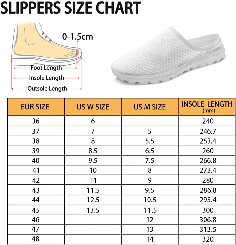 GOSTONG Womens Garden Clogs Shoes Slip-On Backless Mules Mesh Breathable Casual Home Slippers Non Slip Walking Shoes Size 6-13.5