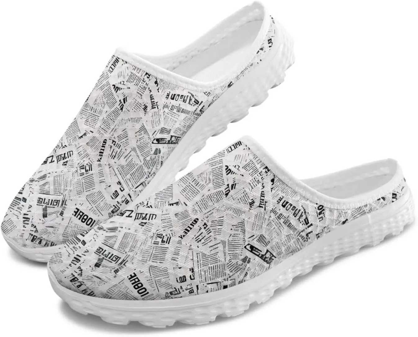 GOSTONG Womens Slip On Clogs Shoes Mesh Breathable Mules Garden Shoe Non Slip Open Back Casual Home Slippers Size 6-13.5