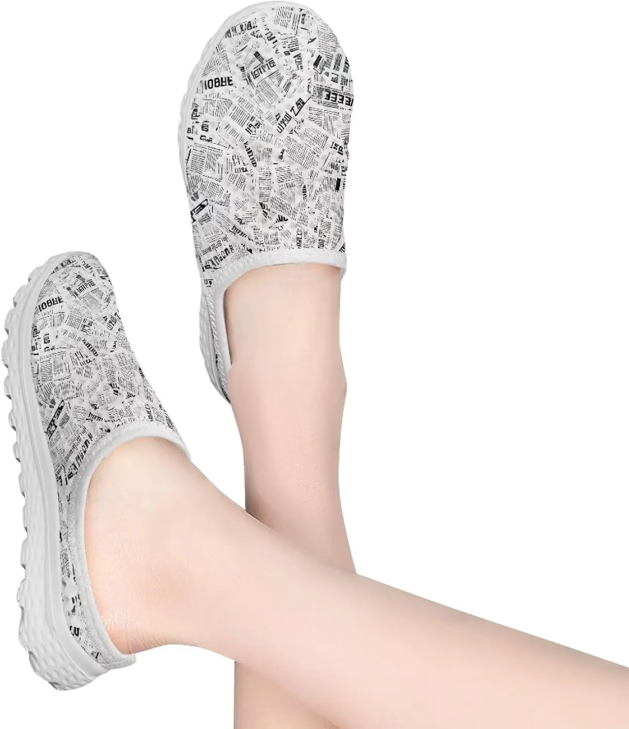 GOSTONG Womens Slip On Clogs Shoes Mesh Breathable Mules Garden Shoe Non Slip Open Back Casual Home Slippers Size 6-13.5